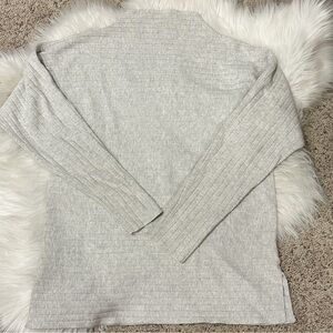 Banana Republic BR Funnel Neck Ribbed Long Sleeve Top